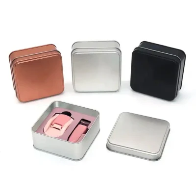 Custom Mini Portable Fashion Women Fixed Balm Tin Box