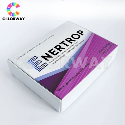 Custom UV Offset Printed Hologram Gold Silver Hot Foil Stamping Corrugated Cardboard Perfumes Cosmetics Packaging Paper Boxes with Paper Insert and PVC Window