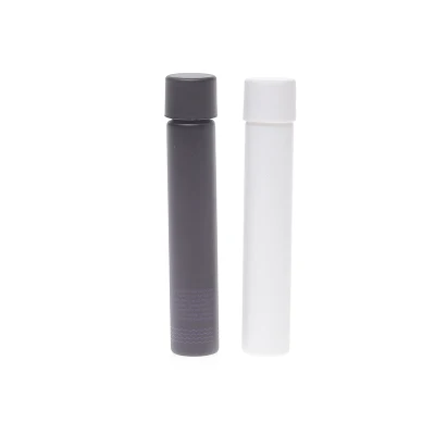 Reusable Customizable Logo Tin Child Proof Lid Child Resistant Glass Tube Cr Glass Bottles with Custom Cap for Cone Packaging