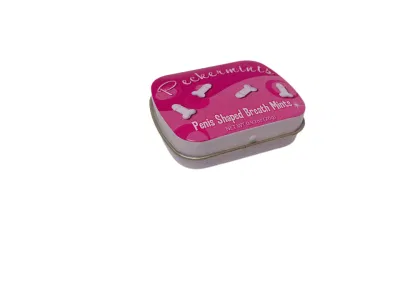 Hot Sale Food Safe Round Candy Tin Box Metal Tin for Candy Mint Tin Can Small Sweet Tin Box Candy Mint Tin Box