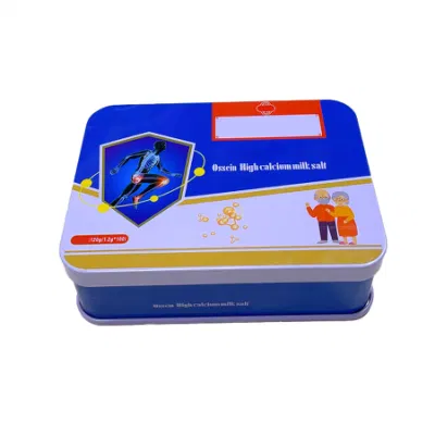 Rectangular Mini Tinplate Storage Tin Box Metal Packaging