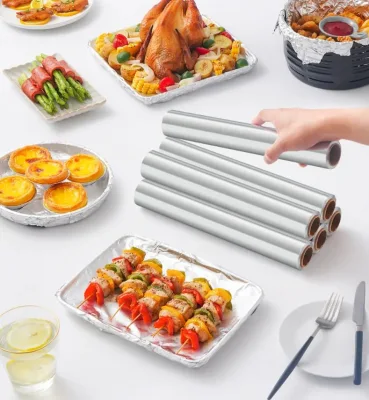 Aluminium Foil Paper for Baking Aluminum Tin Foil Roll for Fast Food