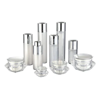 Plastic Round Square Packing Storage Tank Tin Can Jug Pot Canister Empty Packaging Container Luxury Bottle Cream Perfume Custom Box Cosmetic Jar Packaging