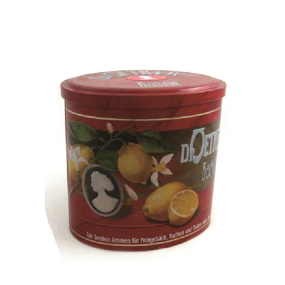 Custom Tall Oval Shaped Chocolate Nuts Packaging Metal Tin Can Tin Container