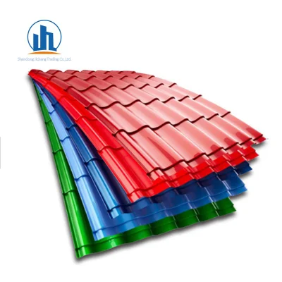 Roof Tiles 0.4mm Light Weight Roofing Sheet Zinc Steel Galvalume Stone Coated Roofing Tile Metal
