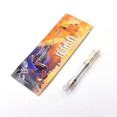 Newest 1 Gram Ziplock Exotic Carts Holographic Vape Cartridge Small Vaporizer Disposable Bag Packaging