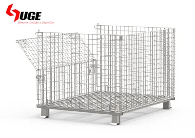 Cheap Wire Mesh Box Cage Metal Bin Storage Container
