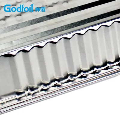 Eco-Friendly Tin Foil Tray Disposable Half-Size Baking Pans Aluminum Foil Container with Lids