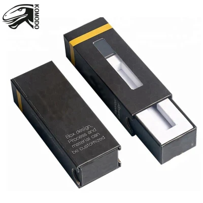 Custom Printing Logo Design Child Proof Drawer Paper Box Child Resistant Cartridge Packaging