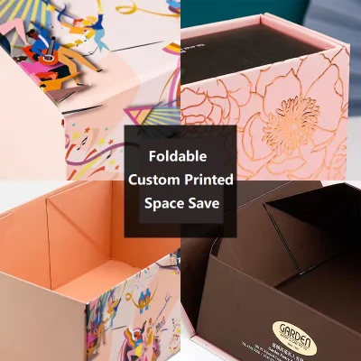 Customized Printing Luxury Foldable Magnetic Gift Box with Competitive Prices