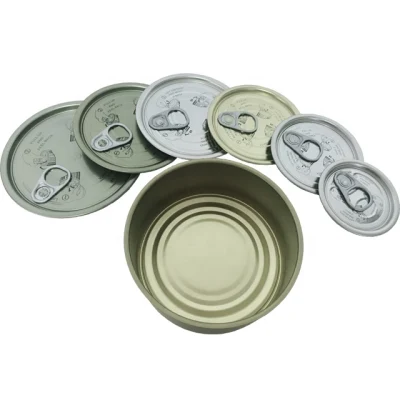 Full Open Seal Lid Cover Metal Tin with Lid Metal Cover