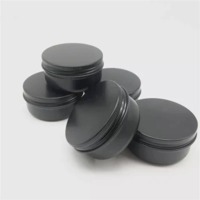 Factory Direct Sell Tea or Candle Tin Can Custom Packaging Tin Can Matte Black Tin Cans Price 10% off