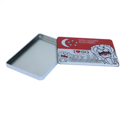 Custom Child Proof Metal Tinplate Rectangular Coffee Bean Tin Box for Gummies Packaging