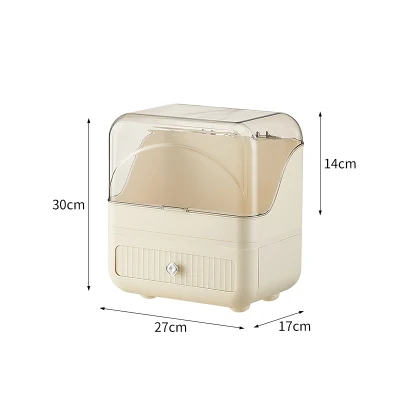 Cosmetics Storage Box Dressing Table Skin Care Products Desktop Storage Transparent Box Lipstick Facial Mask Makeup Box Storage