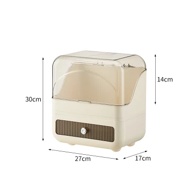 Cosmetics Storage Box Dressing Table Skin Care Products Desktop Storage Transparent Box Lipstick Facial Mask Makeup Box Storage