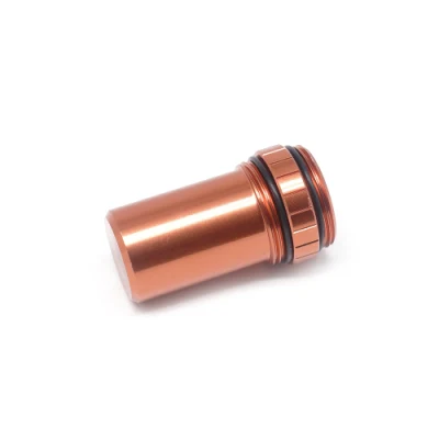 Hardware CNC Machining Parts Small Metal Jar Portable Pill Case Waterproof Aluminum Holders Storage Drug Container Organizer Storage Boxes
