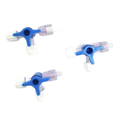 Medical IV Three-Way Stopcock with Luer Lock Valve