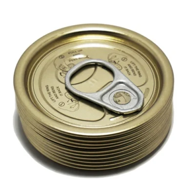 Hot Sale Easy Open Lid 99mm Tinplat Lid Can Lid Cover Metal Tin with Lid Easy Open End TFS Eoe