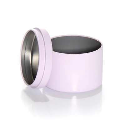 10ml 30ml 50ml 100ml 200ml Round Aluminum Cosmetic Tin Box Metal Container