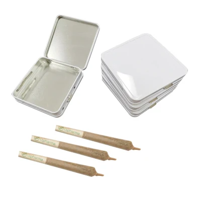 Wholesale Custom Printing Pre Rolled Tins Childproof Child Resistant Case Candy Child Proof Metal Tin Box