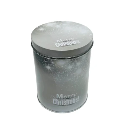 OEM ODM Manufacture Tinplate Containers Round Metal Packaging Tea Coffee Bean Tin Can