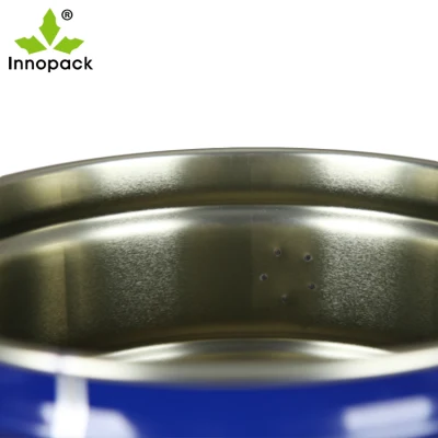 Chemical Use 10L 20L Metal Tin Paint Bucket Pail with Flower Cover / Ring Lock Lid