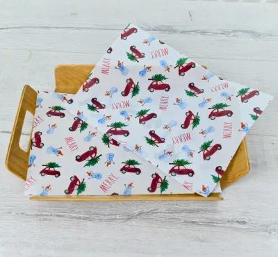 Printed Logo Food Sandwich Wrapper Burger Packaging Wax Paper Custom Shawarma Wrapping Paper