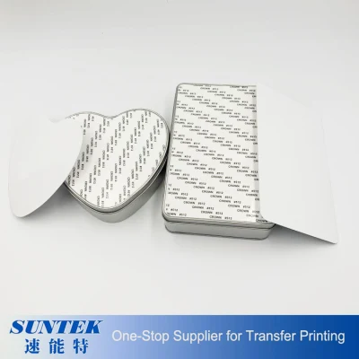 Hot Selling 2D Sublimation Square Shaped Metal Candy Tin Box
