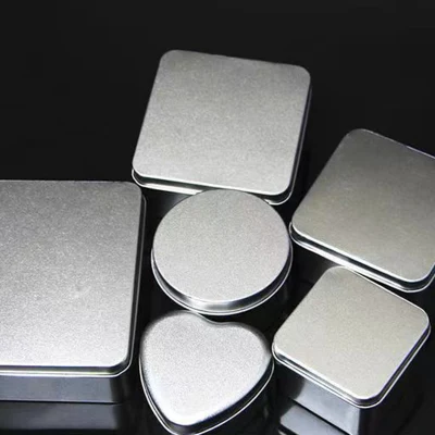 Mini Tin Trinket Coin Box Jewelry Storage Case Tinplate Small Floral Bead Storage Containers with Lid for Items, Earplugs, Pills, Tiny Bead, Nail, Jewelry