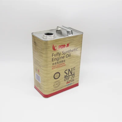 Manufacturer 4L Rectangular Tin Can Chemical Oil Tin Can