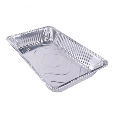 Wholesale Disposable BBQ Tin Foil Tray Aluminum Foil Takeaway Packing Box Aluminum Foil Container Pans