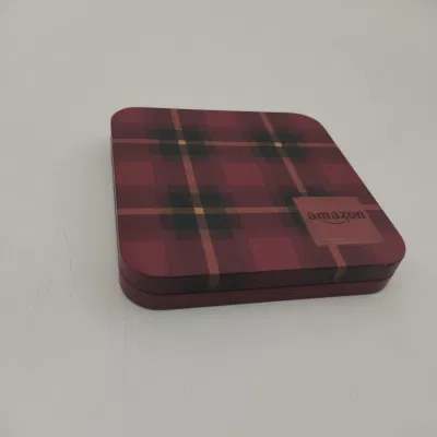 Small Dimension Customized Logo Packing Tin Boxes Square Mint Metal Tin Box