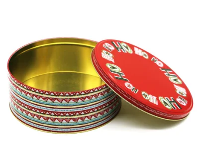 Custom Printed Christmas Packaging Chocolate Gift Tin Box