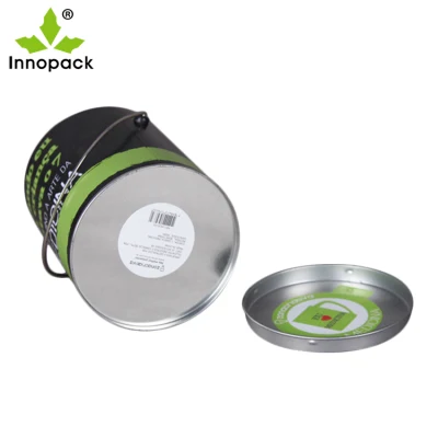 4L Decorative Metal Tin Cans with Lid for Paint