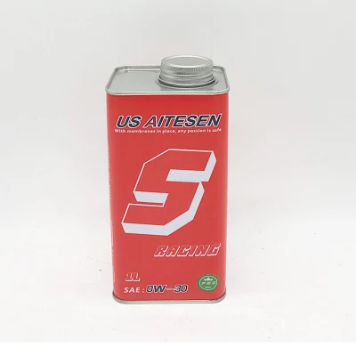 1L Gasoline Synthetic Motor Oil Tin Packaging Can