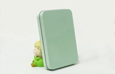 Wholesale Custom Colored Thin Rectangular Playing Cards Postcard Packaging Metal Tin Case