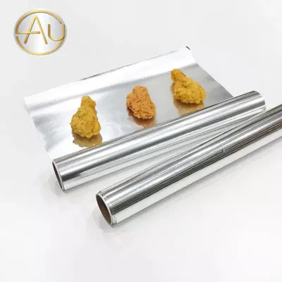 Household Food Aluminium Foil Roll Food Packing Tin Foil Paper