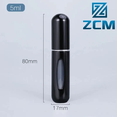 Shenzhen CNC Turning Machining Custom Metal Small Containers 5ml Perfume Spray Bottle Aluminum Atomizer Bottles Manufacturing