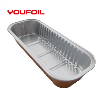 Portable Gold Tin Foil Aluminum Food Tray Container