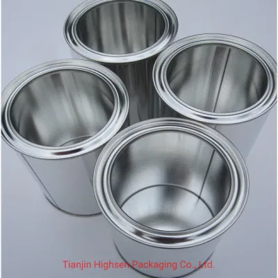 Tin Container for Paint Printed CMYK or PNS Tin Plate Prime Electrolytic Gold Lacquered Tinplate