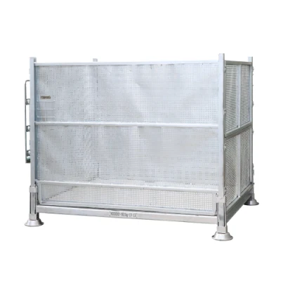 Made in China Zinc Wire Cages Metal Pallet Cage Wire Mesh Container for Storage