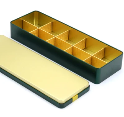 Food Safe Rectangular Candy Cookie Biscuit Chocolate Tea Tin Box