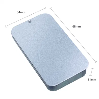 Solid Balm Mini Tin Box Push-Slide Lid Portable Packing Box