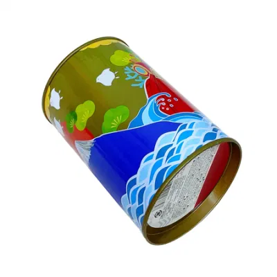 Creative Large Capacity Metal Cylinder Piggy Bank Children&prime;s Gift Box Tin Wholesale