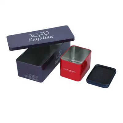 Tinplate Hexagon Box Tea Tin Cans Food Grade Tin Packaging
