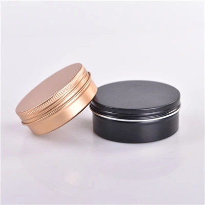 Wholesale Skin Care Face Cream Container Beard Oil Hair Wax Storage Can Aluminum Tins