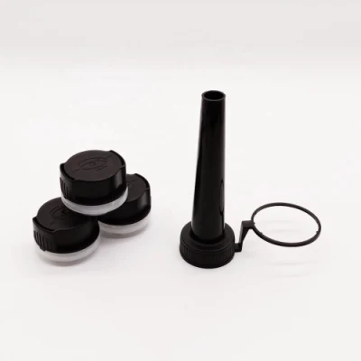 Guangzhou Fanxun Factory Plastic Aerosol Caps and Nozzles for 90ml Round Oil Tin Can