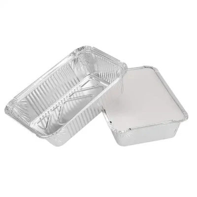 Aluminum Foil Containers Catering Food Packaging Disposable Tin Foil Tray Disposable Tin Foil Tray with Plastic Lid