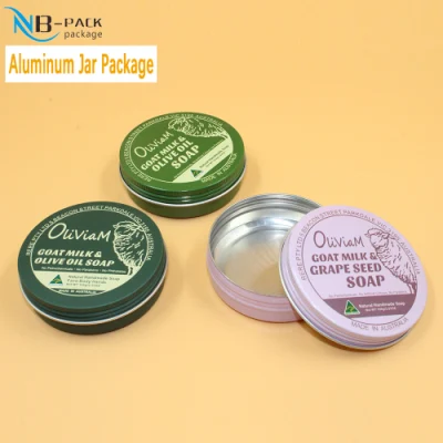 Nb-Pack Nb-Pack Child Resistant Candy Aluminum Jar Metal Aluminum Metal Aluminum Cookie Jar