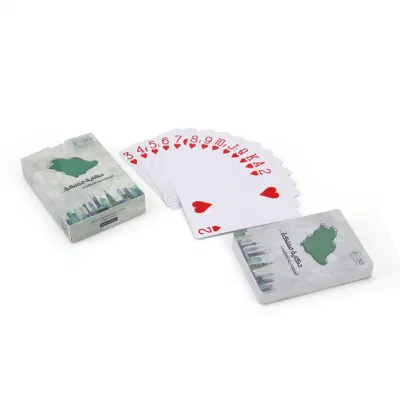 2023 Hot Sale Custom Playing Cards Printing Poker PVC Waterproof Plastic Saudi Arabia Playing Card